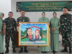 Gelar Pelepasan Komandan Dodiklatpur Rindam II Sriwijaya Dari Letkol Inf Esnan Haryadi, Dilepas Penuh Keharuan Dan Kekeluargaan