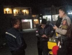 Anggota Polsek Sukasari Laksanakan Patroli Malam
