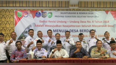 APDESI Sumsel Selenggarakan Rembuk Desa Bersama Empat Organisasi Desa Provinsi Sumatera Selatan