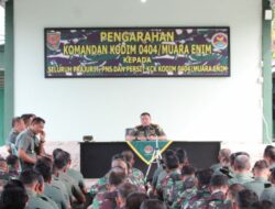 Kodim 0404/Muara Enim Laksanakan Upacara Bendera 17 Hari Bulan , Siap Usung Program Optimalisasi Lahan