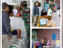 Serma Asnidi Babinsa Koramil 404-02/ Prabumulih. Lakukan Pendampingan Kegiatan Bansos Di Wilayah Binaannya 