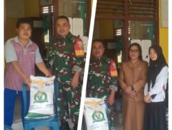 Serda Ikrar Dinata melaksanakan Monitoring Pendistribusian Bantuan beras Bulog,