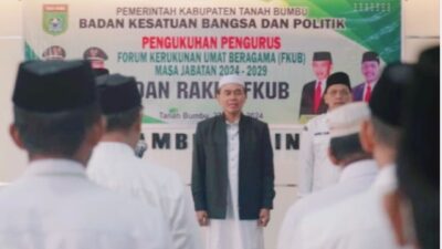 Bupati Tanbu Melantik Kepengurusan Forum Kerukunan Umat Beragama (FKUB) 2024-2029