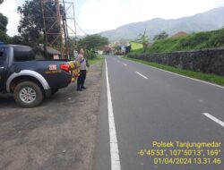 Untuk mencegah terjadinya C3 (Curas,Curat, dan Curanmor) Polsek Tanjungmedar Polres Sumedang Polda Jabar melaksanakan KRYD siang hari