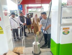 Jelang Mudik Lebaran, Polres Sumedang Lakukan Pengecekan SPBU