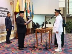 Aswarodi Dilantik Pj Bupati Lampung Utara