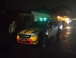 ANGGOTA POLSEK SUKASARI MELAKSANAKAN PATROLI MALAM HARI KE TEMPAT – TEMPAT RAWAN GANGGUAN KAMTIBMAS DI WILAYAH KECAMATAN SUKASARI