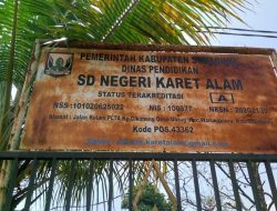 SDN Karet Alam diduga Tidak Menerapkan Dana Pemeliharaan