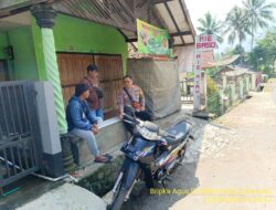 Bktm Desa Sukamukti melaksanakan sambang/silatrahmi Kamtibmas dan dumas keliling dalam rangka BEYOND TRUST PRESISI di wilayah Kec. Tanjungmedar