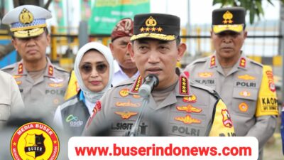 Cek Kesiapan Arus Mudik, Kapolri dan Kapolda Bali Tinjau Pelabuhan Gilimanuk