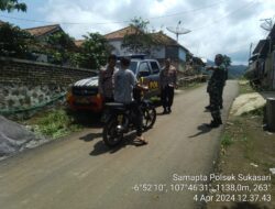 Patroli Polsek Sukasari, Lakukan Sambang Dialogis, Cegah Gangguan Kamtibmas