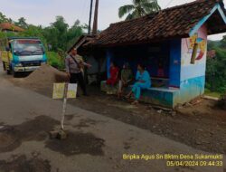 Bktm Desa Sukamukti melaksanakan sambang/silatrahmi Kamtibmas dan dumas keliling dalam rangka BEYOND TRUST PRESISI di wilayah Kec. Tanjungmedar