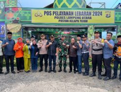 Kapolres Lampung Utara Bersama Forkopimda Cek Langsung Pos Pam dan Pos Yan