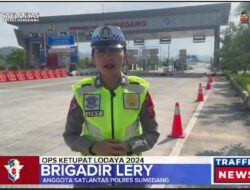 Situasi Arus Lalu Lintas Lancar Jelang Lebaran: Kapolres Sumedang Terapkan Sistem One Way di Sekitar Pusat Perbelanjaan GRIYA Toserba