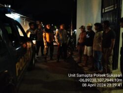 UPAYA JAGA KAMTIBMAS, ANGGOTA SAMAPTA POLSEK SUKASARI POLRES SUMEDANG TERUS LAKSANKAN GIAT PATROLI MALAM HARI