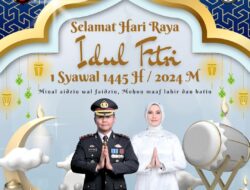 Segenap Keluarga Besar Polres Sumedang Mengucapkan Selamat Hari Raya Idul Fitri 1445 H / 2024 M Minal Aidin Wal Faizin Mohon Maaf Lahir dan Bathin