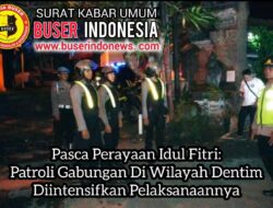 Pasca Perayaan Idul Fitri: Patgab Di Wilayah Dentim diintensifkan Pelaksanaannya