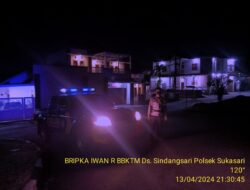 ANGGOTA POLSEK SUKASARI MELAKSANAKAN PATROLI MALAM HARI KE TEMPAT – TEMPAT RAWAN GANGGUAN KAMTIBMAS DI WILAYAH KECAMATAN SUKASARI