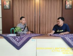 Bripka Dani Santika melaksanakan sambang/silatrahmi Kamtibmas dan dumas keliling dalam rangka BEYOND TRUST PRESISI di wilayah Kec. Tanjungmedar