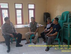 Bhabinkamtibmas Polsek Tanjungmedar Polres Sumedang sambang/silatrahmi kamtibmas