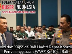 Kapolri dan Kapolda Bali Hadiri Rapat Koordinasi Penyelenggaraan WWF Ke-10 di Bali