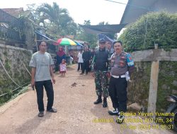 Untuk menjaga Sinergitas TNI/POLRI Bhabinkamtibmas bersama Babinsa melaksnakan sambang/silaturahmi Kamtibmas