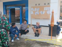Aiptu Iwan Kurniawan melaksanakan sambang/silatrahmi Kamtibmas dan dumas keliling dalam rangka BEYOND TRUST PRESISI di wilayah Kec. Tanjungmedar