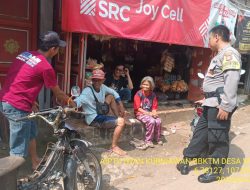 Aiptu Iwan Kurniawan melaksanakan sambang/silatrahmi Kamtibmas dan dumas keliling dalam rangka BEYOND TRUST PRESISI di wilayah Kec. Tanjungmedar