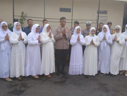 Halal bihalal Kapolsek Sumedang Utara KOMPOL Awam M Rizal,S.A.B dan ibu-ibu bhayangkari