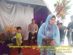 Polsek sukasari melaksanakan sambang untuk menjalin silaturahmi