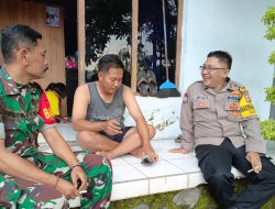Sinergitas TNI-Polri di Desa Bugel, Sampaikan Pesan Kamtibmas kepada Warga Binaan