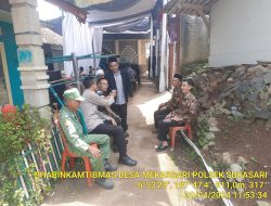 Polsek sukasari melaksanakan sambang untuk menjalin silaturahmi