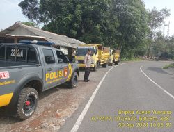 antisipasi terjadinya C3 (Curas,Curat, dan Curanmor) Polsek Tanjungmedar Polres Sumedang Polda Jabar melaksanakan KRYD siang hari