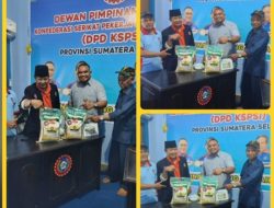 H. Zainal Arifin Hulap S.Ip Adakan Beras Murah Untuk Anggota KSPSI Se Sumsel