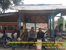Polsek sukasari melaksanakan sambang untuk menjalin silaturahmi