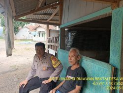 Bktm melaksanakan sambang/silatrahmi Kamtibmas dan dumas keliling dalam rangka BEYOND TRUST PRESISI di wilayah Kec. Tanjungmedar