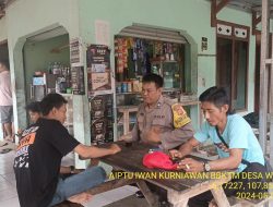 Bhabinkamtibmas Polsek Tanjungmedar Polres Sumedang sambang/silatrahmi kamtibmas