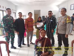monitoring Kegiatan Pendistribusian Bantuan BLT DD (Bantuan langsung tunai dari Dana Desa ) Bulan Bulan ke 1,2,3 Tahun 2024 