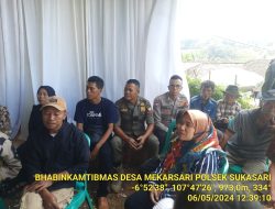 Polsek sukasari melaksanakan sambang untuk menjalin silaturahmi