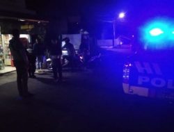 Anggota Unit Samapta Polsek Sukasari Rutin Laksanakan Patroli KRYD Blue Light / Malam hari di Wilayah Kecamatan Sukasari Kabupaten Sumedang