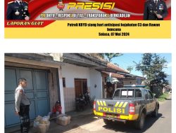 KAPOLSEK SUKASARI BESERTA ANGGOTA SAMAPTA POLSEK SUKASARI MELAKSANAKAN PATROLI SIANG HARI KE TEMPAT TEMPAT RAWAN GANGGUAN KAMTIBMAS DI WILAYAH KECAMATAN SUKASARI