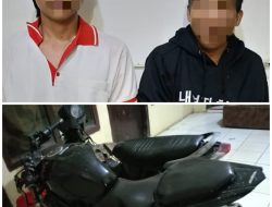 Polsek Sungkai Utara Polres Lampung Utara Ringkus Dua Residivis Pelaku Curi Sepeda Motor Bobol Rumah Warga