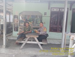 Bripka Yuyun Yuwana melaksanakan sambang/silatrahmi kamtibmas