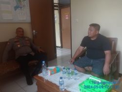 Kapolsek Tanjungmedar Iptu Gungun Wg melaksanakan sambang/silatrahmi kamtibmas