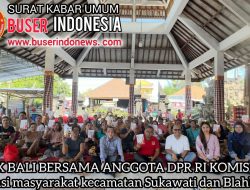 OJK BALI BERSAMA ANGGOTA DPR RI KOMISI XI EDUKASI MASYARAKAT KECAMATAN SUKAWATI DAN BLAHBATUH