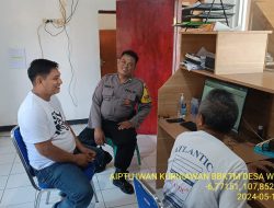 Bhabinkamtibmas Polsek Tanjungmedar Polres Sumedang sambang/silatrahmi kamtibmas