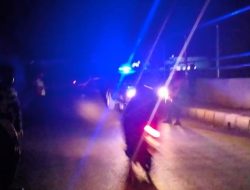 Anggota Unit Samapta Polsek Sukasari Rutin Laksanakan Patroli KRYD Blue Light / Malam hari di Wilayah Kecamatan Sukasari Kabupaten Sumedang