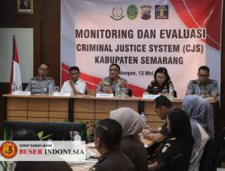 Satukan Persepsi dalam Penanganan Perkara, Polres Semarang Gelar Monev CJS.