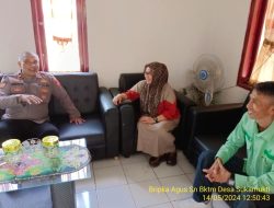 Kapolsek Tanjungmedar IPTU GUNGUN WAGIMAN melaksanakan sambang/silatrahmi Kamtibmas dan dumas keliling dalam rangka BEYOND TRUST PRESISI di wilayah Kec.Tanjungmedar