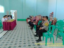 Bripka Agus Sukmana Monitoring Giat Rempug Stunting di Desa Tanjungwangi